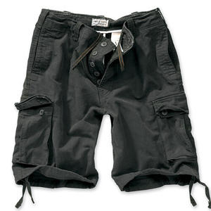 PANTALON CORTO NEGRO VINTAGE