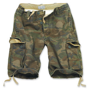 PANTALON CORTO  CAMUFLAJE VERDE