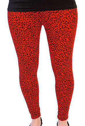 LEGGINS LEOPARDO ROJO