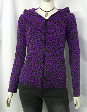 SUDADERA LEOPARDO MORADO