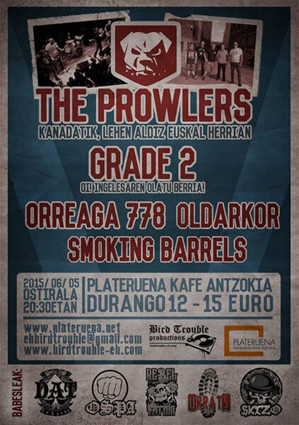 JUN 5,THE PROWLERS,  GRADE 2, ORREAGA 778, OLDARKOR, SMOKING BARRELS