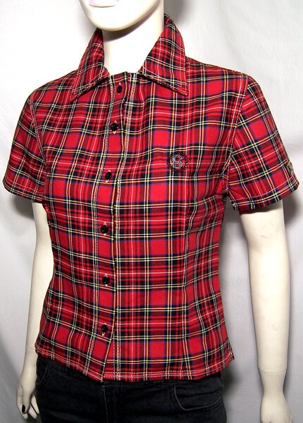 Camisa Escocesa Roja
