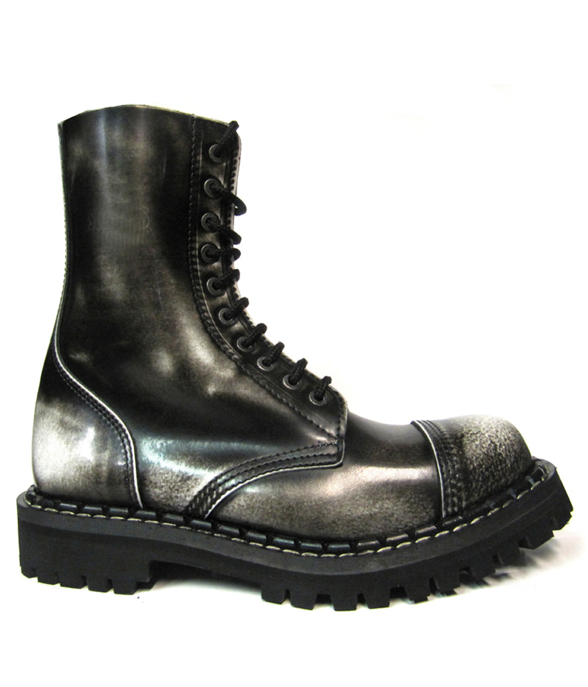 Bota Ranger Negra Y Agujeros